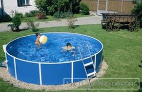 Округли дечији базен