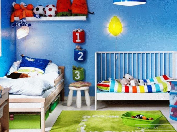 Фотографија дечије собе за дечака 3-5 лет