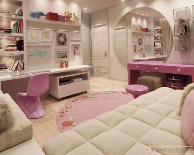 Дизајн собе за девојку