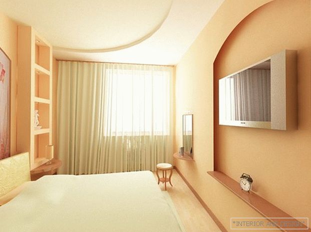 Дизајн мале спаваће собе 17
