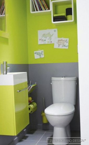 Боја решење за дизајн тоалета 6