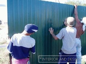Монтажа металне профила за ограду