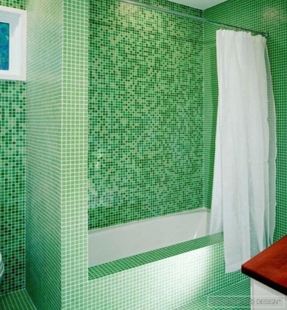 Плочица зелена у унутрашњости купатила - 3