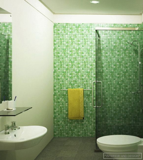 Плочица зелена у унутрашњости купатила - 5