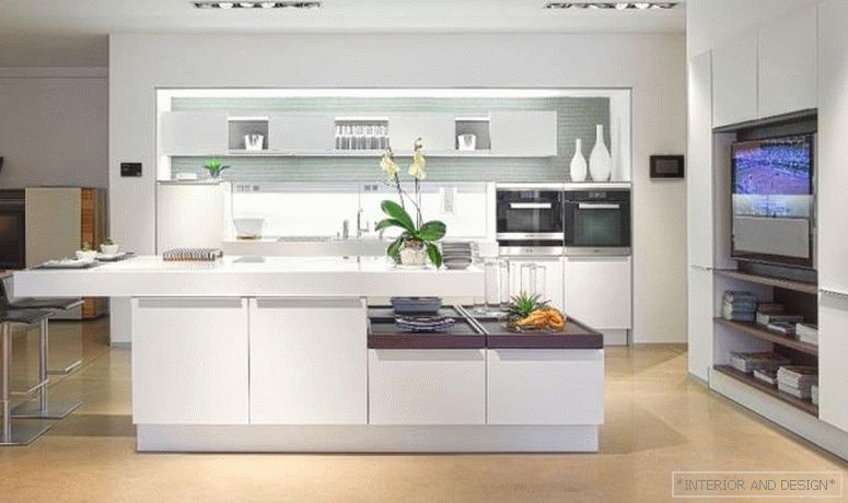 Дизајн беле кухиње 7