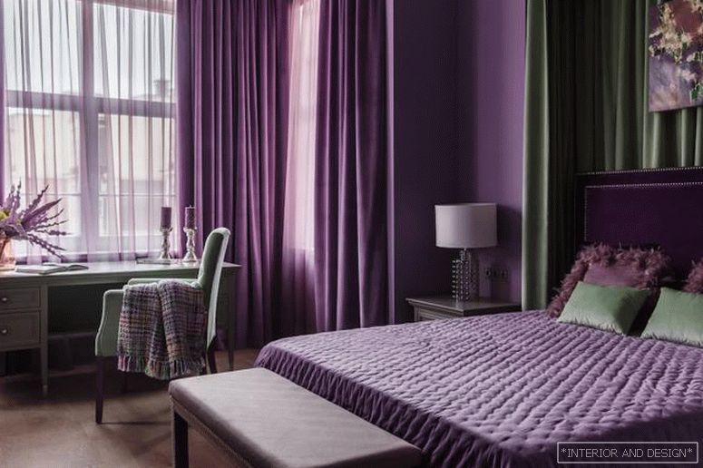 Пурпурне завесе за спаваћу собу 5